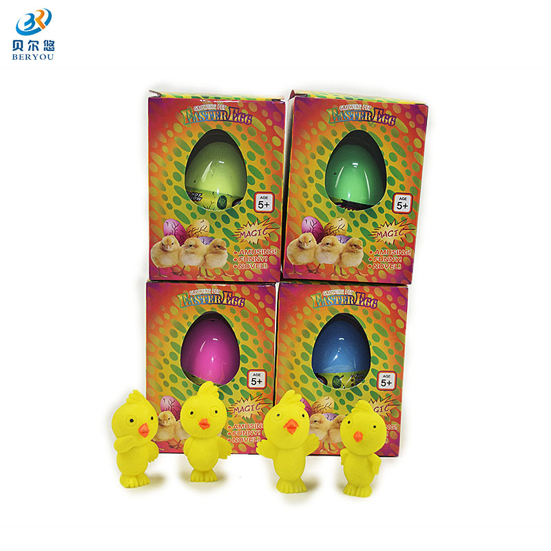 Manufacturer sells magic chicken hatching egg Easter gift expanded egg bubble water hatching magic egg puzzle play