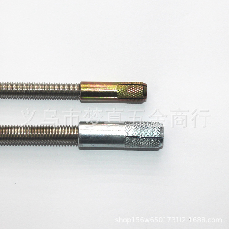 Iron Galvanized Internal Explosion Expansion National Standard Non-Standard Expand Nail Expansion Screw Yiwu Half Pattern Gecko Top Expansion Bolt Burst