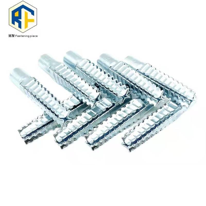 Plastic Expansion Tube Nail Rubber Plug Upgraded Light Iron Expansion Screw Light-Weight Brick Expansion Metal Serrated Expansion Bolt