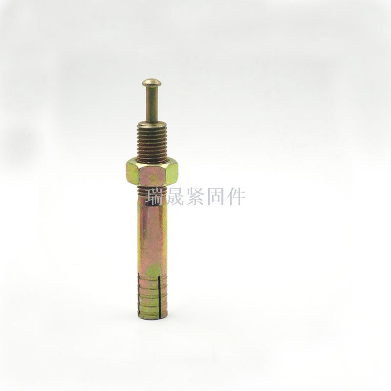 The window gecko hammer hits the gecko on the heart and the expanding nail hits the gecko on the expansion bolt
