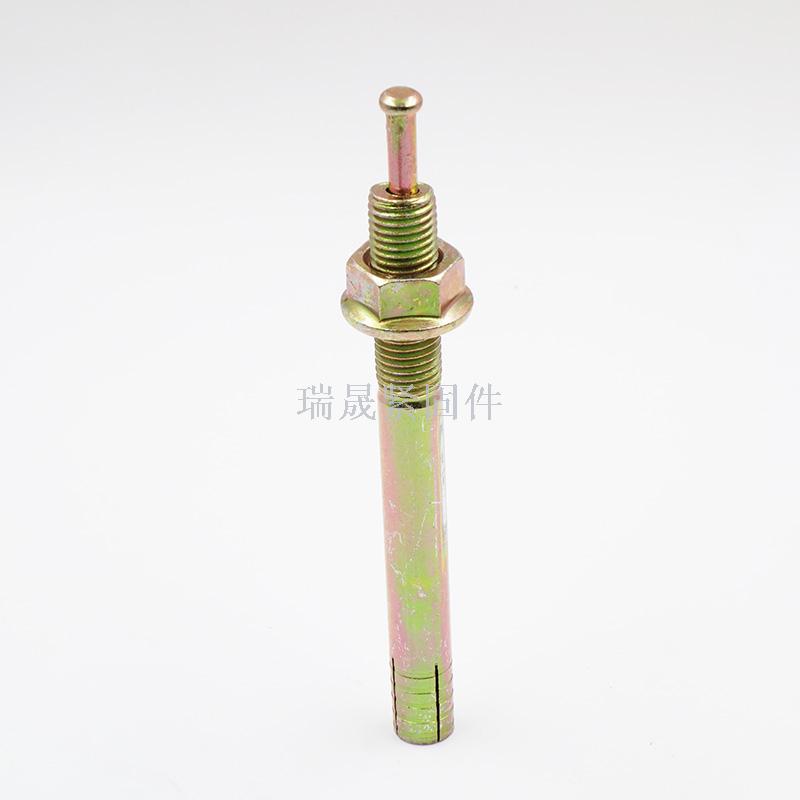 The window gecko hammer hits the gecko on the heart and the expanding nail hits the gecko on the expansion bolt