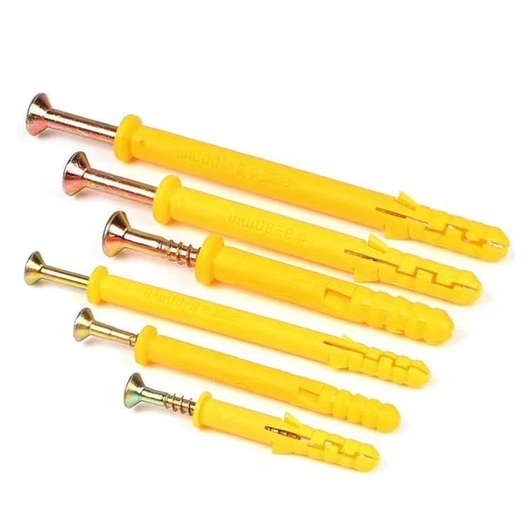 Little Yellow Croaker Plastic Expansion Tube Expansion Nail Plastic Expansion Screws Plastic Expansion Bolt Rubber Plug Wall Wall Plugs Nylon Expansion Pipe