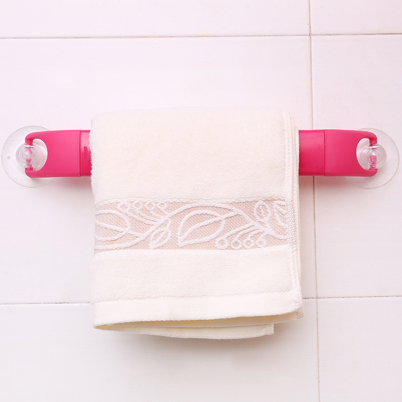 Creative new kitchen and bathroom suction cup can be corner towel hang bathroom nail expansion towel rack hang rod