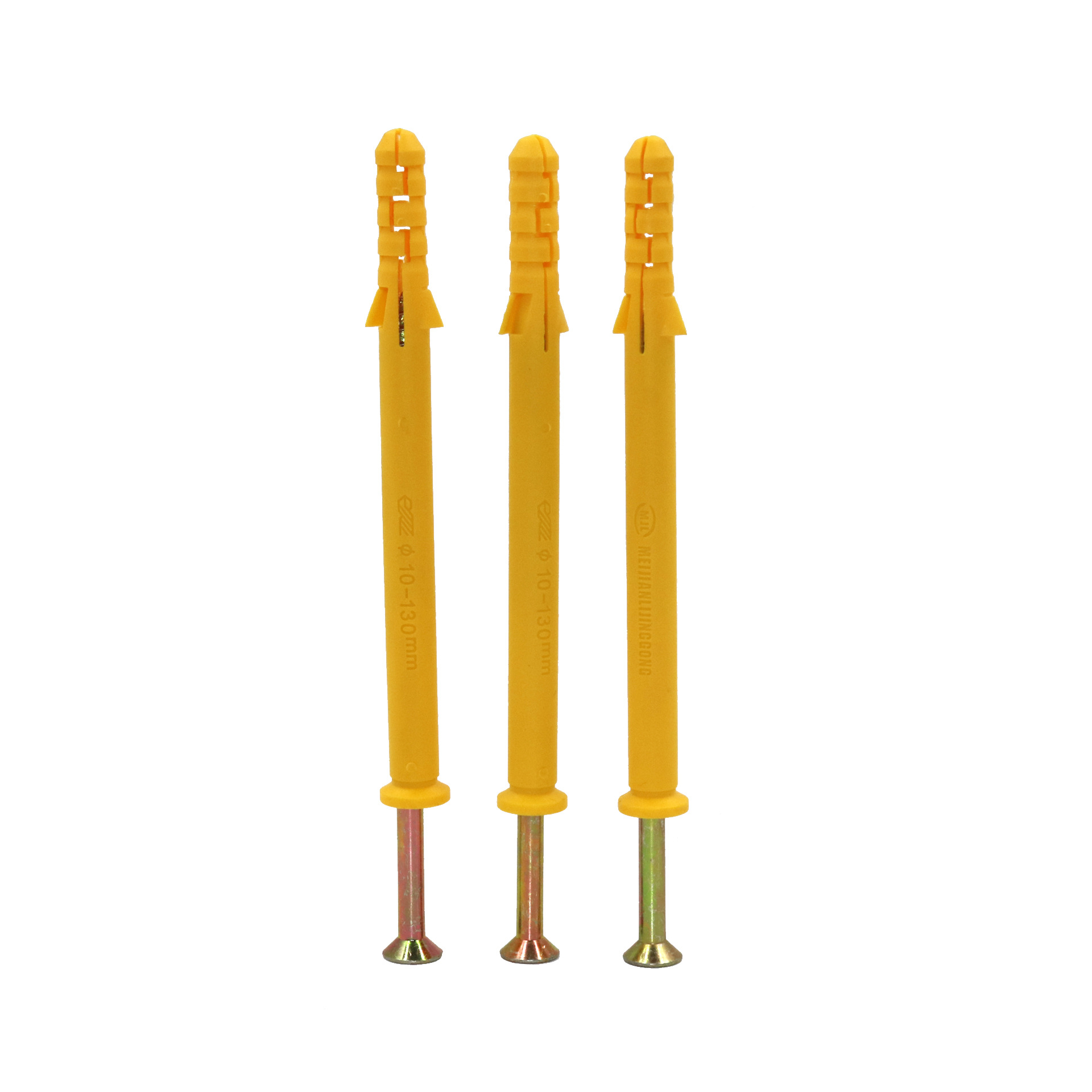 Factory in Stock Supply Nylon Anchor Expansion Bolt Little Yellow Croaker Expansion Screw Plastic Expansion Nail Manufacturer Quantity Discount