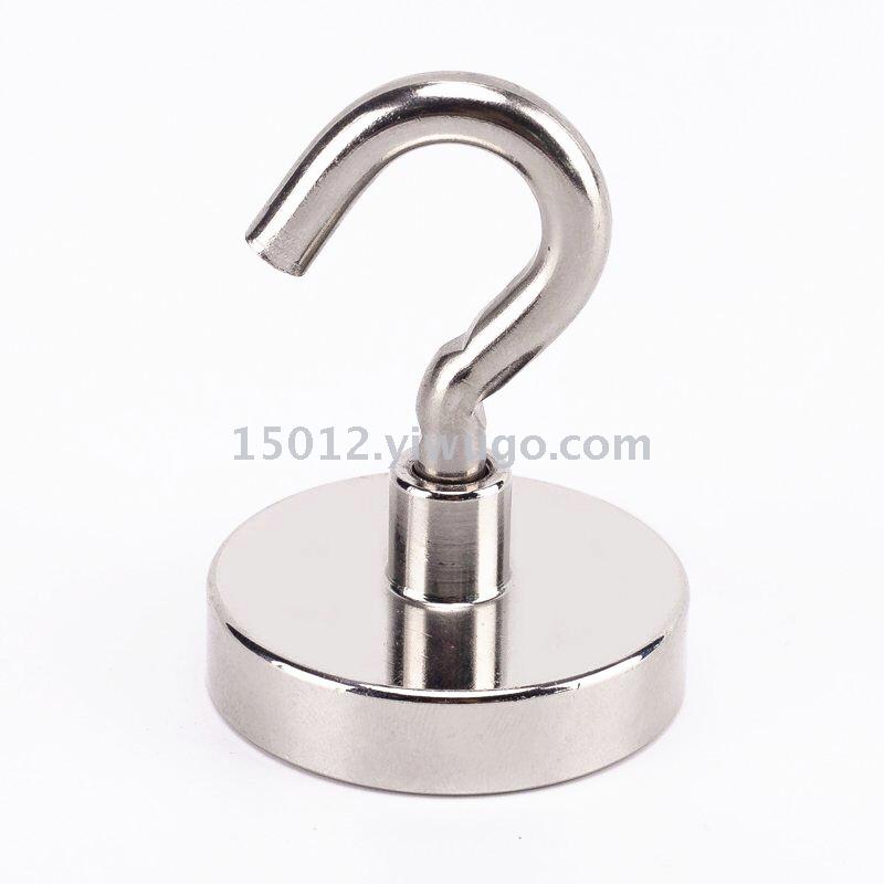 Strong magnetic steel ndfeb magnet single side magnetic barker ball magnetic hook black magnetic