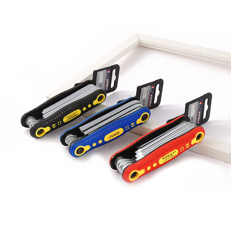 Hexagon Socket Plum Blossom Cross and Straight Screwdriver Tool Hitli Screwdriver Chrome Vanadium Steel Screwdriver Magnetic Screwdriver
