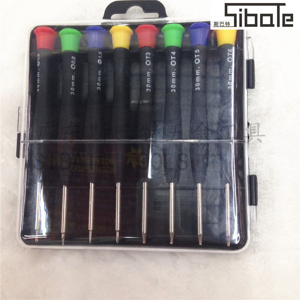 8 x 1 telecommunication screwdriver set clock set apple samsung special repair dismantling tool set screwdriver