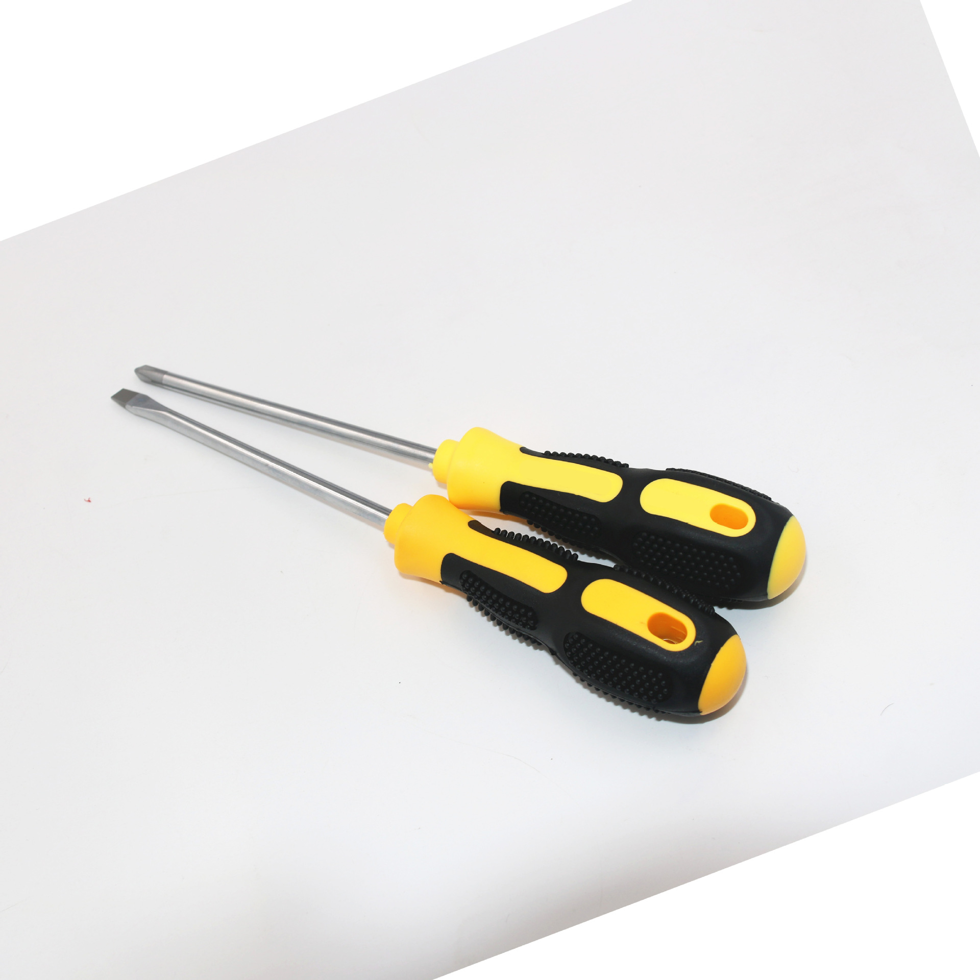 Non-Slip Massage Handle CR-V Chrome Vanadium Steel 6150# Screwdriver Cross and Straight Glue Screwdriver