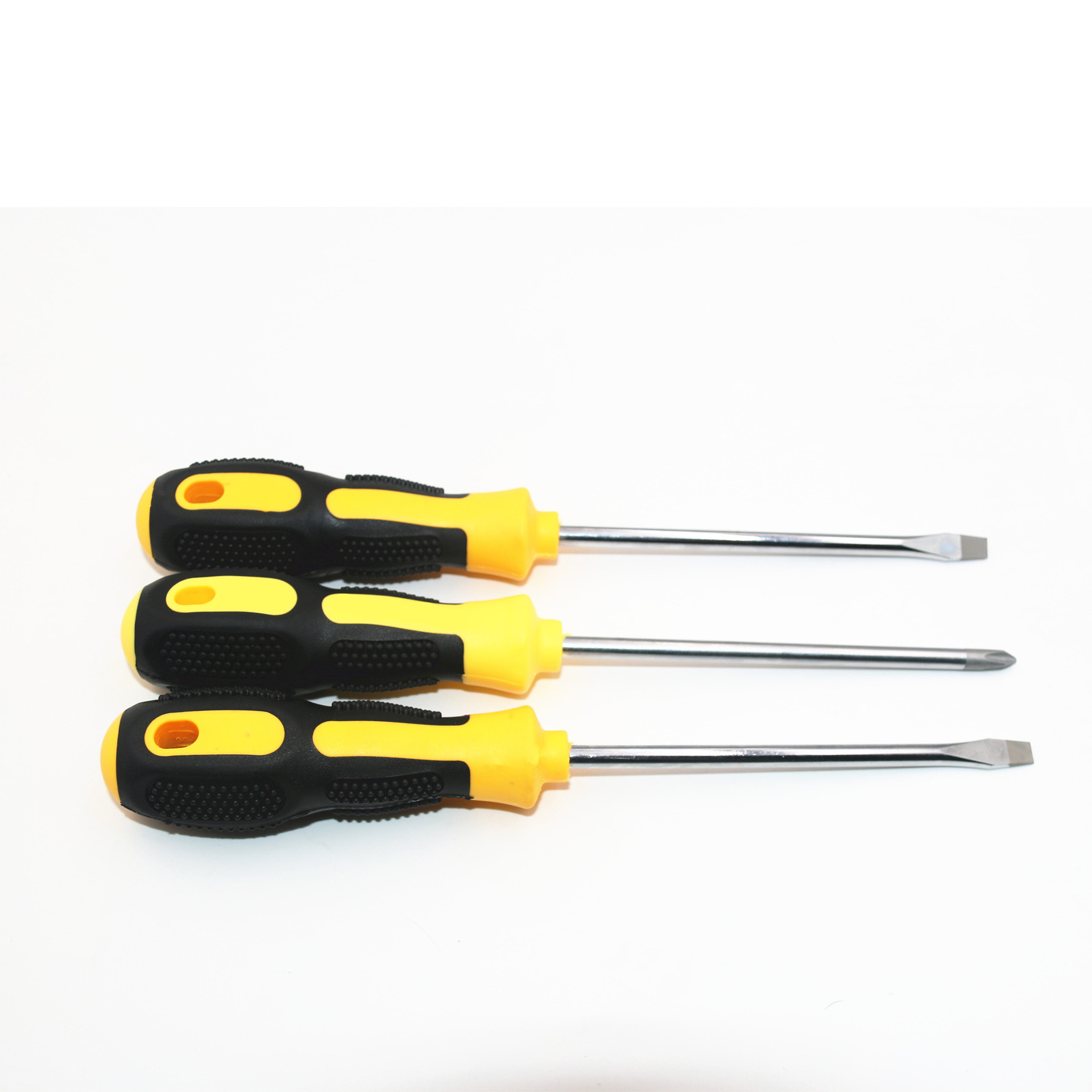 Non-Slip Massage Handle CR-V Chrome Vanadium Steel 6150# Screwdriver Cross and Straight Glue Screwdriver