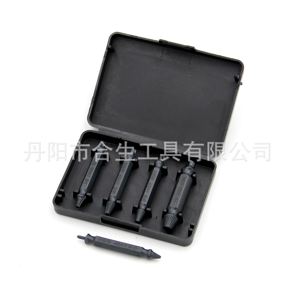 Cross-Border High-Speed Steel Extractor Double-End Screw Sliding Tooth Removal Tool S2 Screwdriver Bit Broken Wire Set