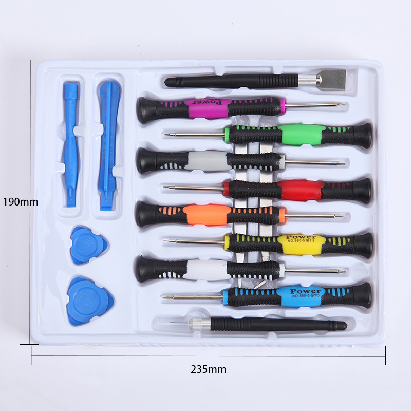 Screwdriver multifunction 2811 screwdriver combination 16 in one mobile phone maintenance tool set