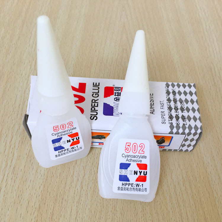 Stationery wholesale super strong quick dry 502 glue adhesive instant strong adhesives adhesives shoes special adhesive