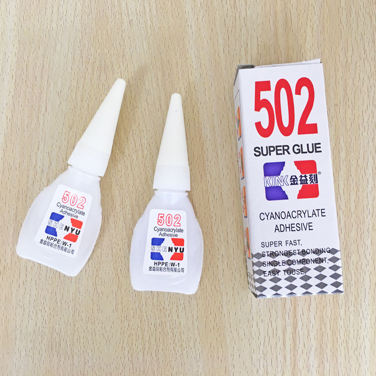 Stationery wholesale super strong quick dry 502 glue adhesive instant strong adhesives adhesives shoes special adhesive