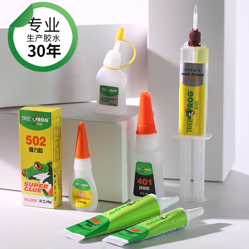 Factory Direct Sales 502 Glue AB Glue 401 Glue Plastic Bonding Metal Strong Universal Low Odor Make up Plastic