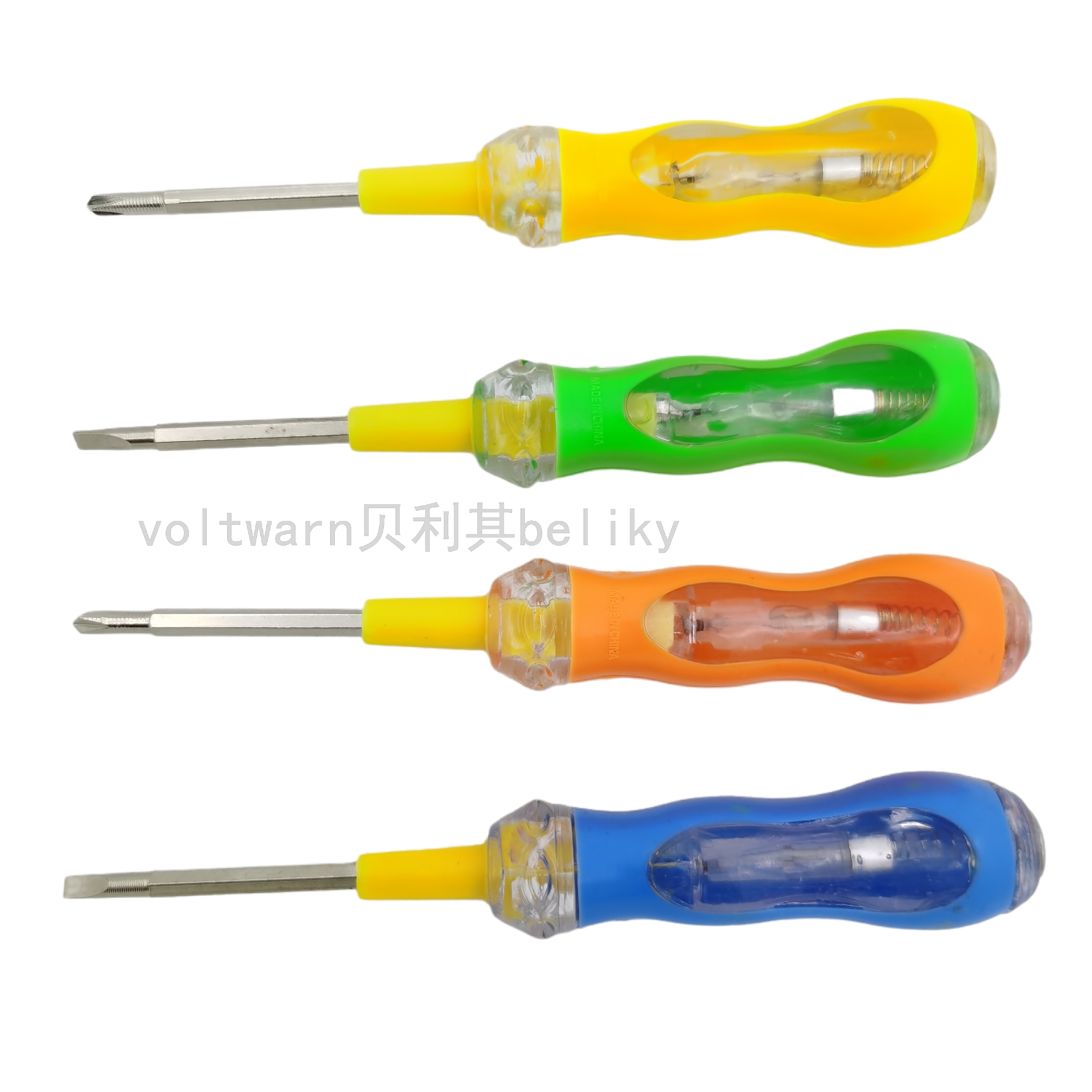 Beliky Peanut Handle AC Test Pen Electrician Screwdriver Test Pencil AC-Tester Screwdriver Tester