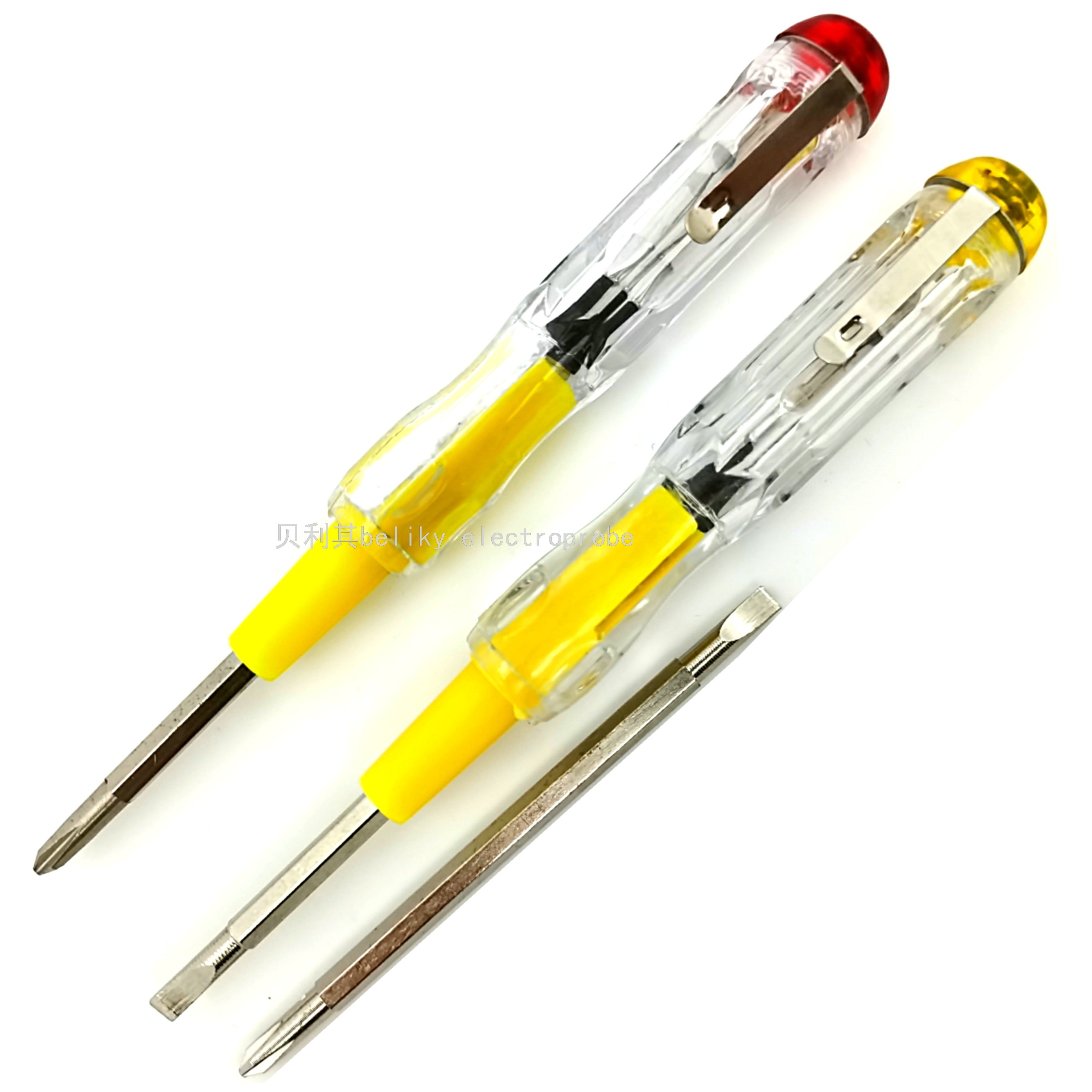 Dual-Purpose AC Test Pen Electrician Screwdriver Test Pencil AC-Tester Screwdriver Tester Beliky