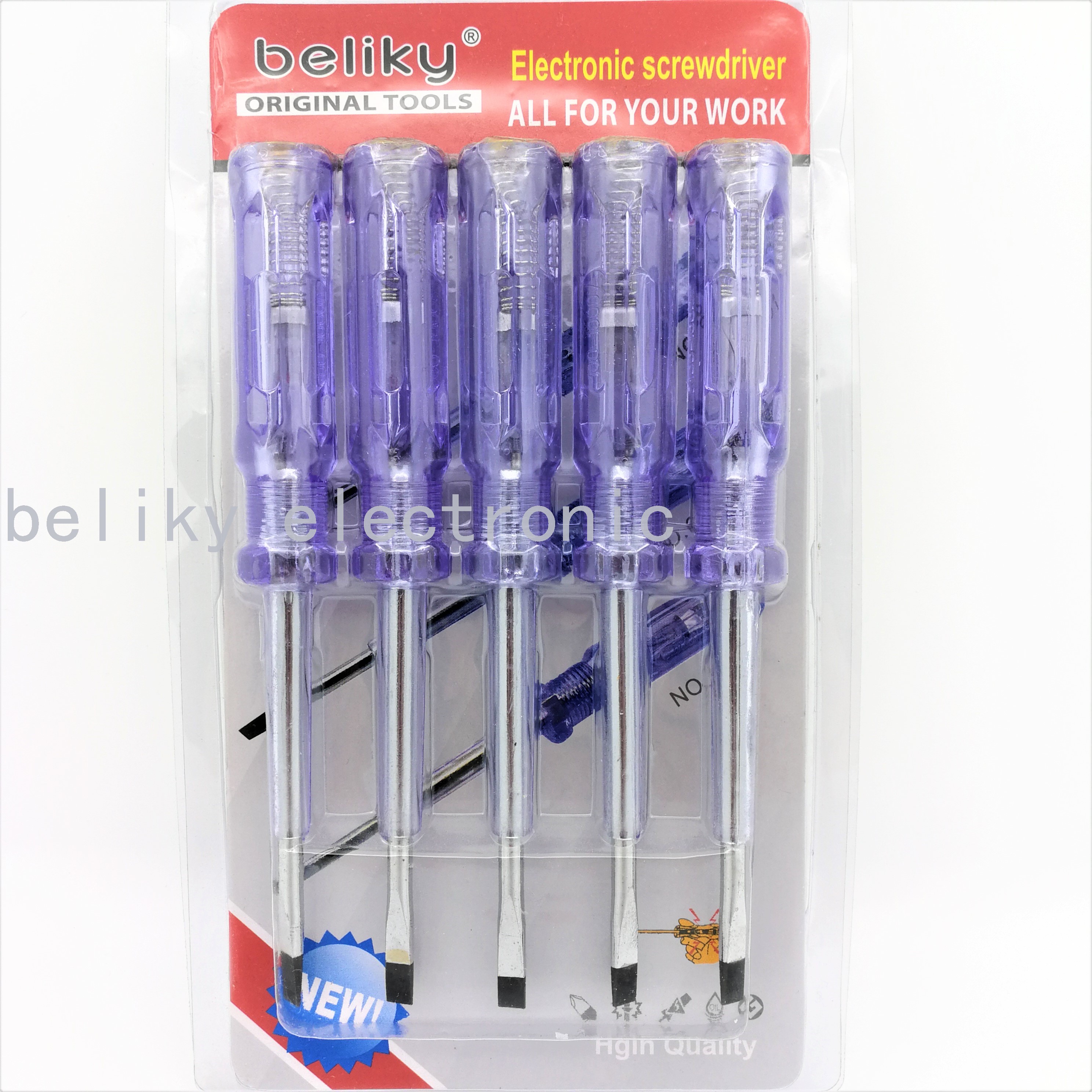 Beliky004 steel batch test pencil screwdriver set