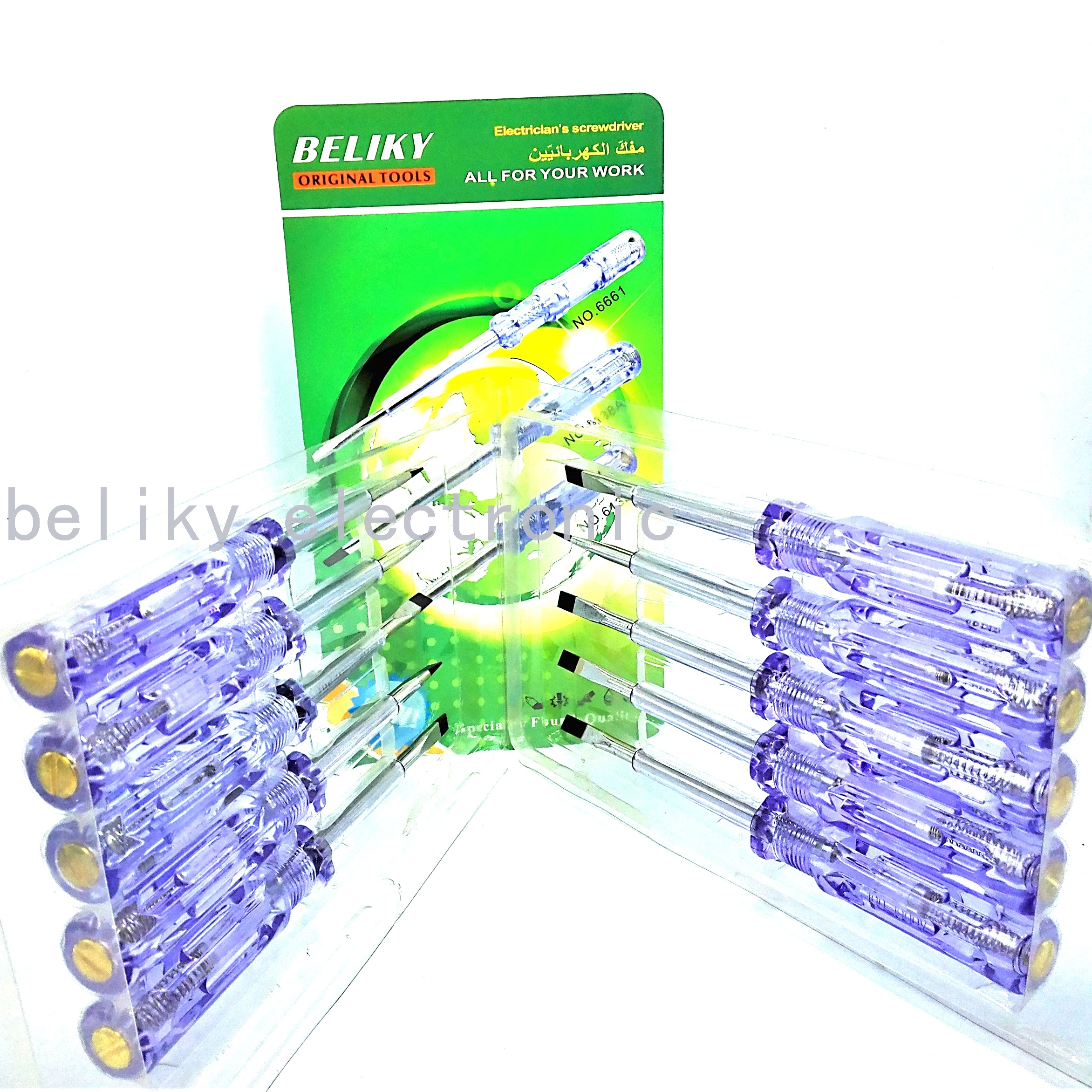 Beliky004 steel batch test pencil screwdriver set