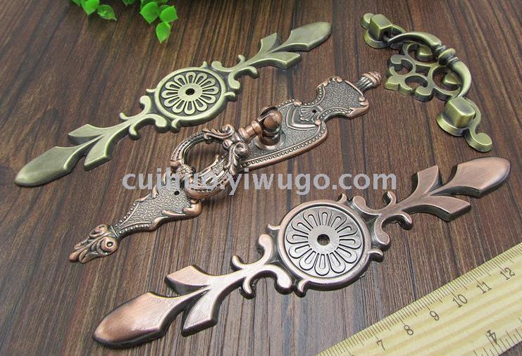 Zinc Alloy European-Style Single-Hole Antique Bronze Handle Thickened Drawer Shoe Cabinet Door Handle