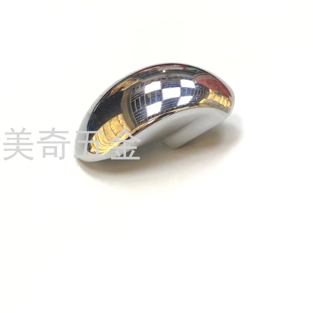 Modern Minimalist Zinc Alloy Furniture Cabinet Door Handle Light Luxury Cupboard Drawer Cabinet Closet Door Shoe Cabinet Single Hole Handle