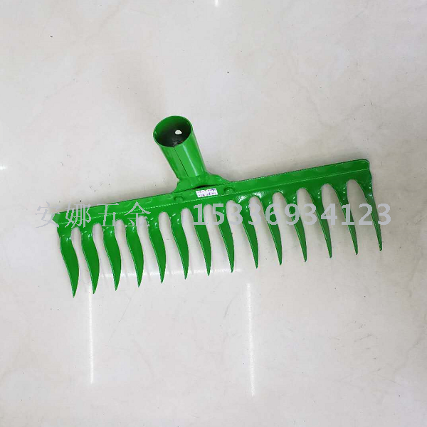 Rake garden rake leaves rake iron rake button tooth rake grass rake hardware tools garden tools nine teeth ten teeth