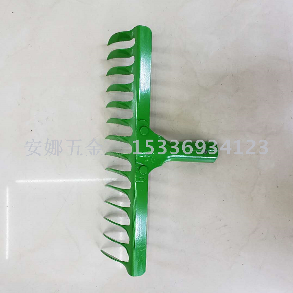Rake garden rake leaves rake iron rake button tooth rake grass rake hardware tools garden tools nine teeth ten teeth