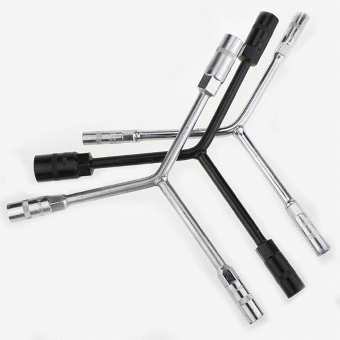 Three-Fork Socket Wrench Y-Shaped Outer Hexagonal Casing Wrench Automobile Motorcycle Hardware Tools