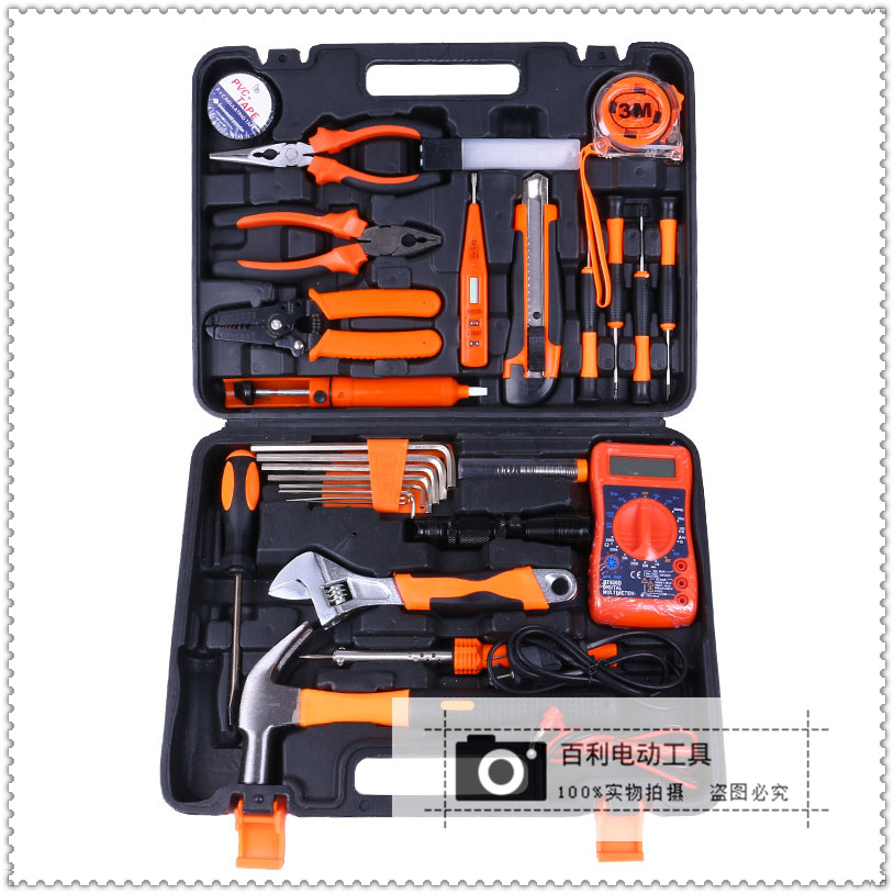 Bailey new decoration multi-functional installation kit thrutools cutting tools and measuring tools plastic kit