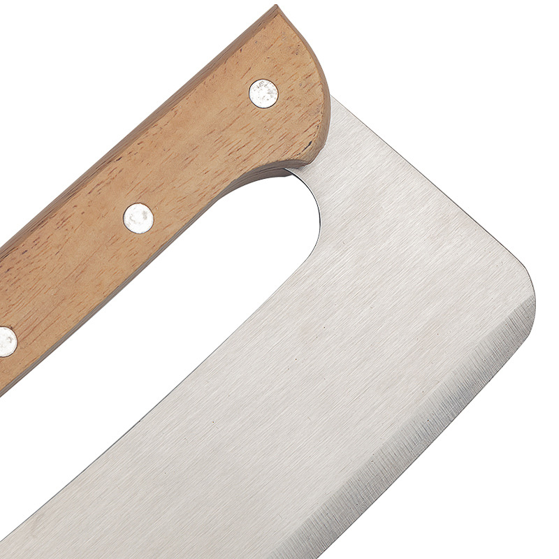 Factory Straight Pizza Machete Stainless Steel Pizza Cutter Semicircle Shaving Knife Baking Tool Pizza Shaker