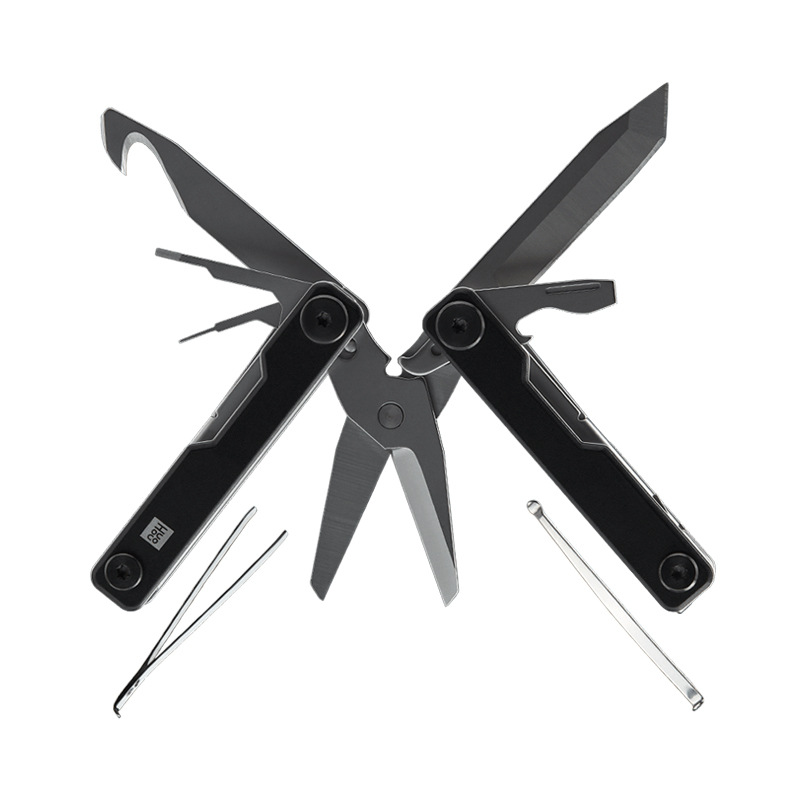 Hot Mini Multi-Function Knife Folding Scissors Universal Knife Outdoor Screwdriver Combination Tool