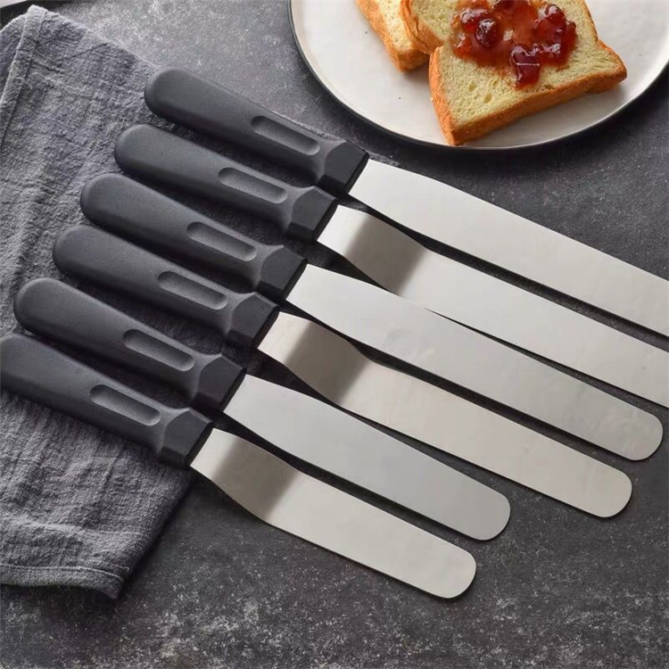 Stainless Steel Butter Knife Baking Decoration Tool Cake Palette Knife Scraper Butter Knife Baking Pie Knife DIY