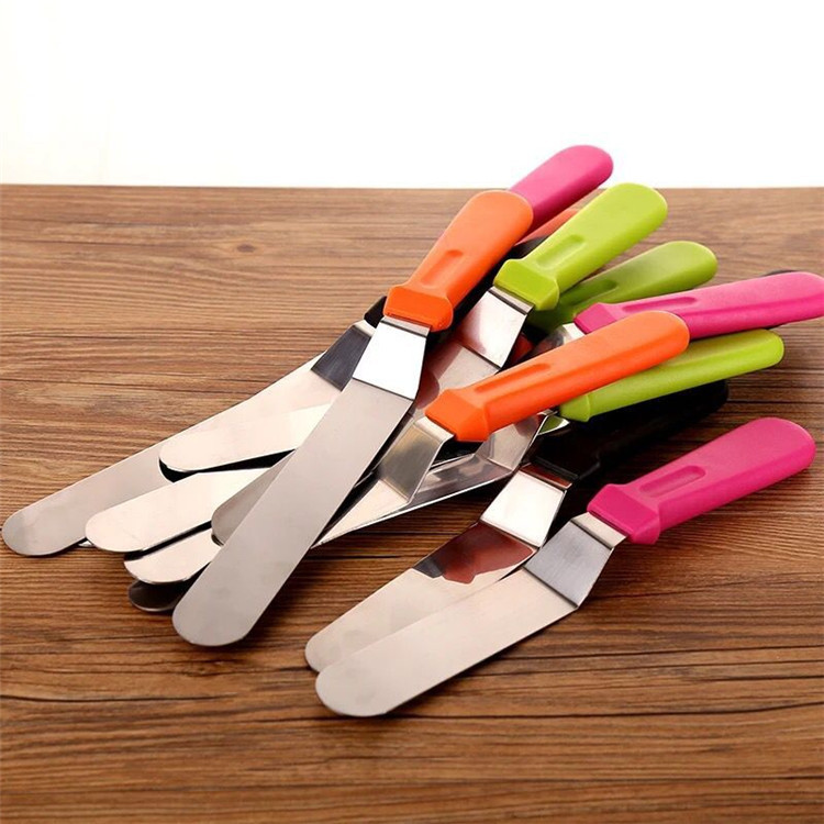 Stainless Steel Butter Knife Baking Decoration Tool Cake Palette Knife Scraper Butter Knife Baking Pie Knife DIY