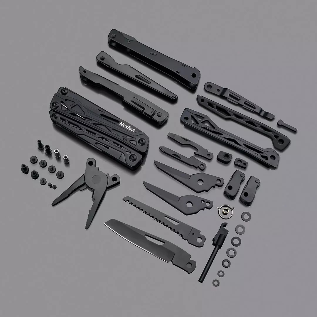 MultiFunction Knife Tool Clamp Folding Knife Combination Pliers Stainless Steel Outdoor Big Scissors Pointed Pliers