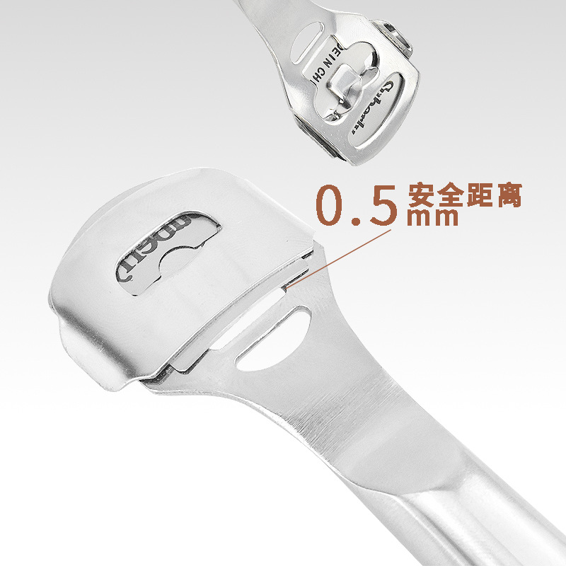 Grinder Stainless Steel Peeling Planing Foot Scraping Knife Foot Cutting Scissors Pedicure Device Heel Planing Set Tool