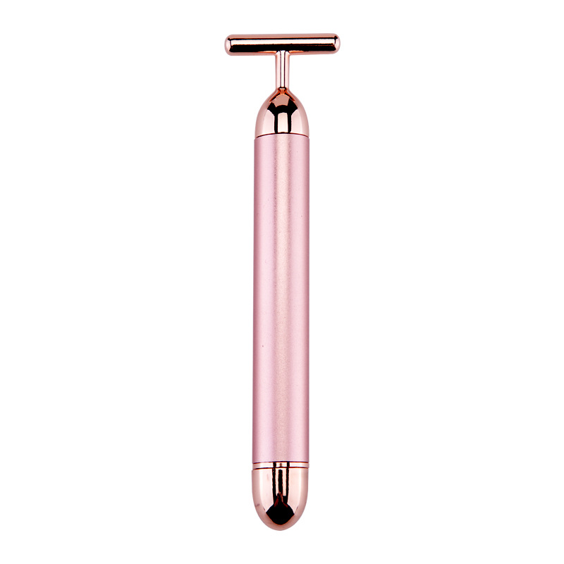 Factory Wholesale 24K Gold Beauty Bar T-Shaped Electric Gold Beauty Face Slimming Tool Face Massage Beauty Instrument