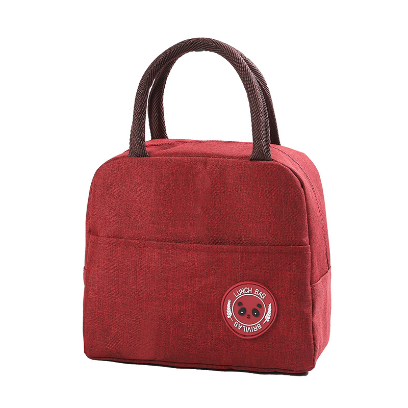 Cationic Oxford cloth aluminum foil lunch box bag bento bag can be carried with rice lunch bag hands to thicken