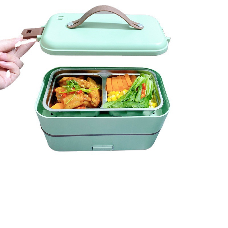 SelfHeating DoubleLayer ThreeLayer Stainless Steel Bento for Students with Rice Cooking Heating Insulation Lunch Box