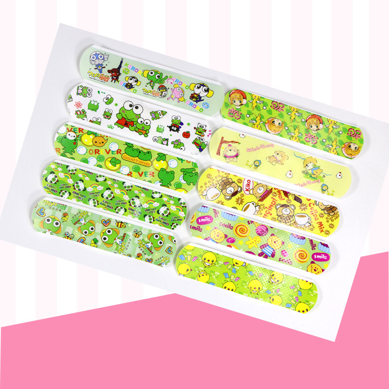 Cartoon Band-Aid Cute Girl Korean Breathable Waterproof Stop Bleeding Adhesive Bandage Wear-Resistant Heel Sticker Children OK Bandage