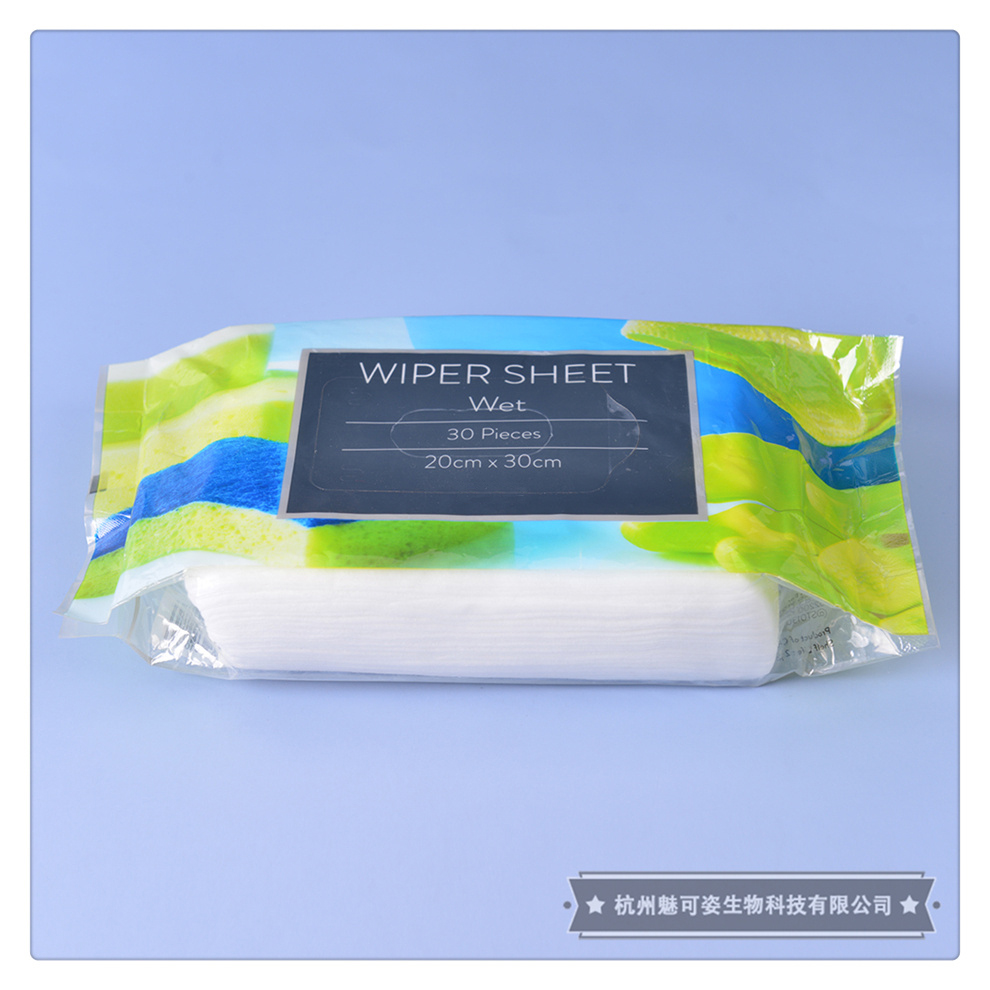 30pcs Wipe Kitchen Living Room Bathroom Cleaning Oil Removing and Decontamination Wipes Wet Tissue Shoe Polishing