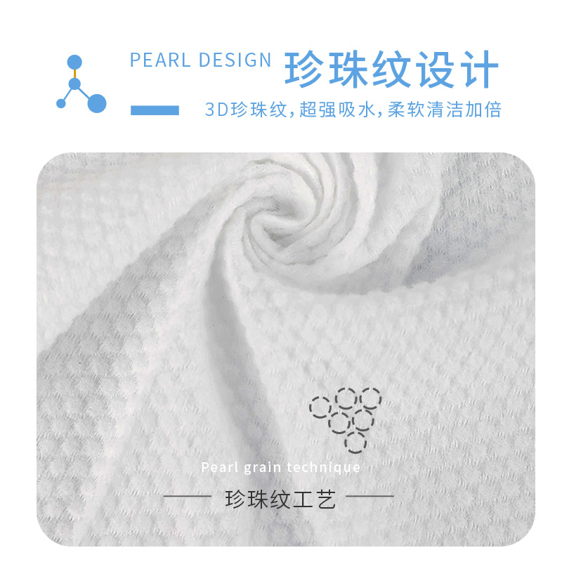 Disposable Face Cloth Wet and Dry Dual-Use Cotton Pads Paper Thickened Cleaning Towel Facial Wipe Beauty Face Cleaning Facial Towel Roll Type