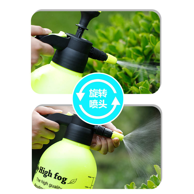 SOURCE Factory Wholesale Small 2L Watering Spray Bottle Alcohol Disinfection Household Watering Pot Pneumatic Gardening Sprinkling Can