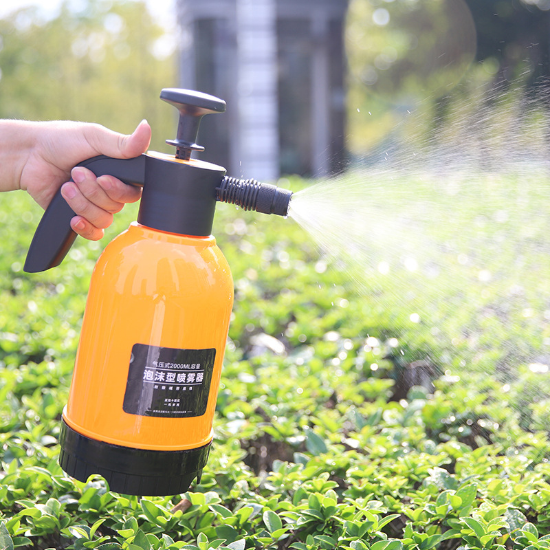 2L Foam Dual Purpose Pot Sprinkling Can Watering Flower Sprinkling Can Spray Bottle Spray Insecticide Pesticide Sprayer Household Car Wash Pot