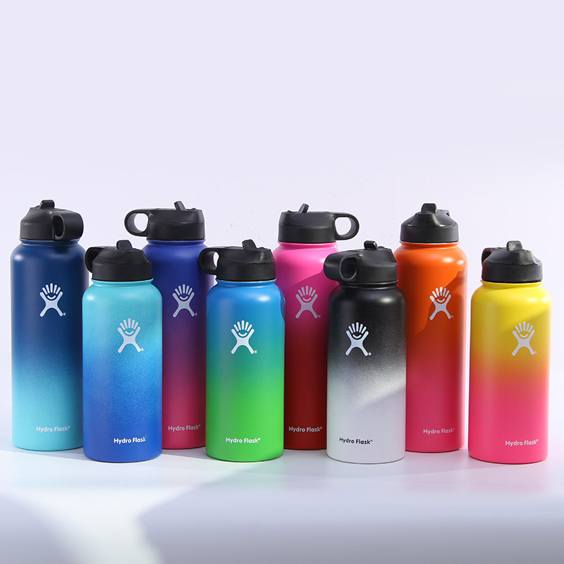 Popular Models Hydro Flask Spray of Plastic Gradient Space Pot Handle Cover Stainless Steel Pipette Cover Portable Mug