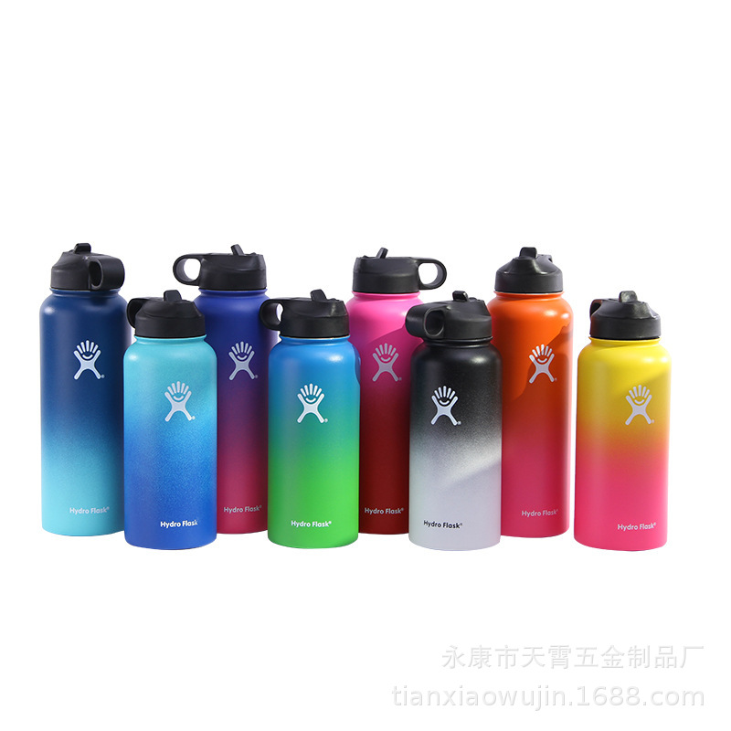 Popular Models Hydro Flask Spray of Plastic Gradient Space Pot Handle Cover Stainless Steel Pipette Cover Portable Mug