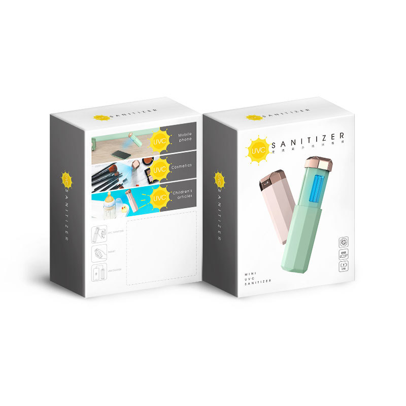Creative Retractable Antibacterial UV Sterilization Lamp Household USB Handheld Ozone-Free Disinfection Lamp