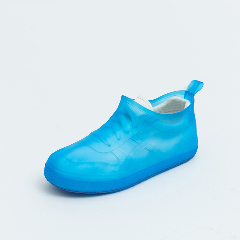 Rain Boots Women&#039;s Korean-Style Cute Shoe Cover Waterproof Rainy Non-Slip Thickening Wear-Resistant Sole Adult Rain Men&#039;s Rain-Proof Shoe Cover