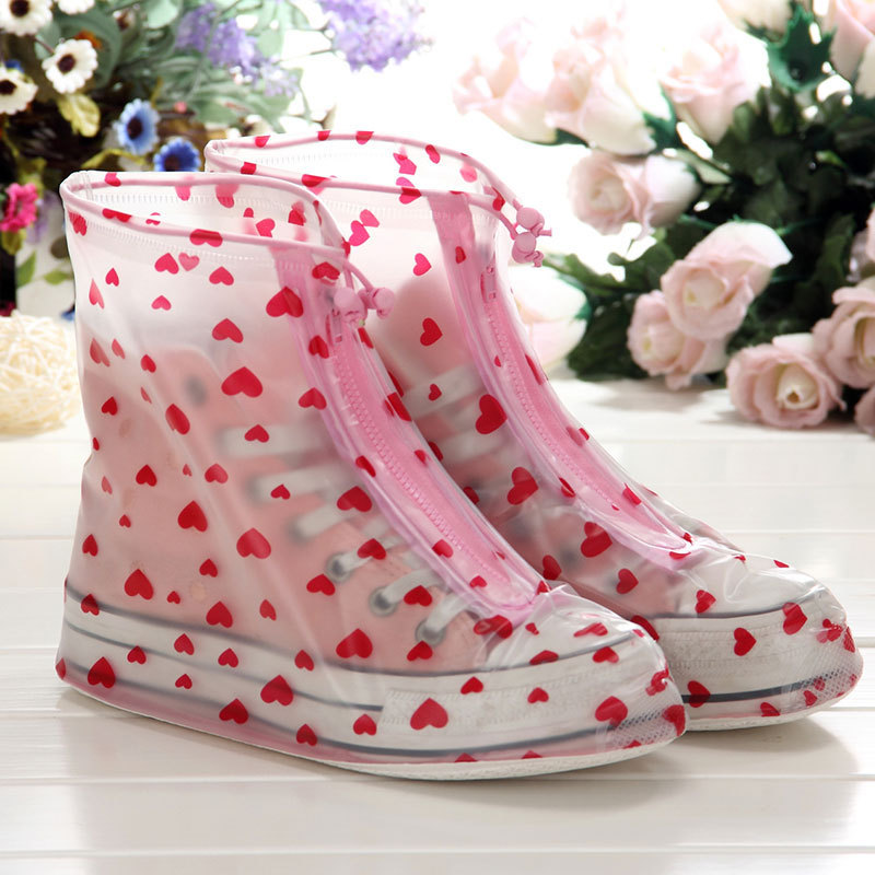 Liyu Waterproof Overshoe Unisex Thickened Bottom Rain Boots Fashion Waterproof Shoe Cover Children&#039;s Non-Slip Rain Rain Boot Cover A5