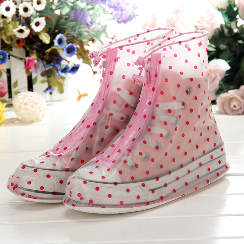 Liyu Waterproof Overshoe Unisex Thickened Bottom Rain Boots Fashion Waterproof Shoe Cover Children&#039;s Non-Slip Rain Rain Boot Cover A5