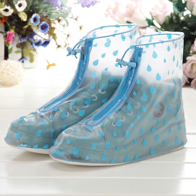 Liyu Waterproof Overshoe Unisex Thickened Bottom Rain Boots Fashion Waterproof Shoe Cover Children&#039;s Non-Slip Rain Rain Boot Cover A5