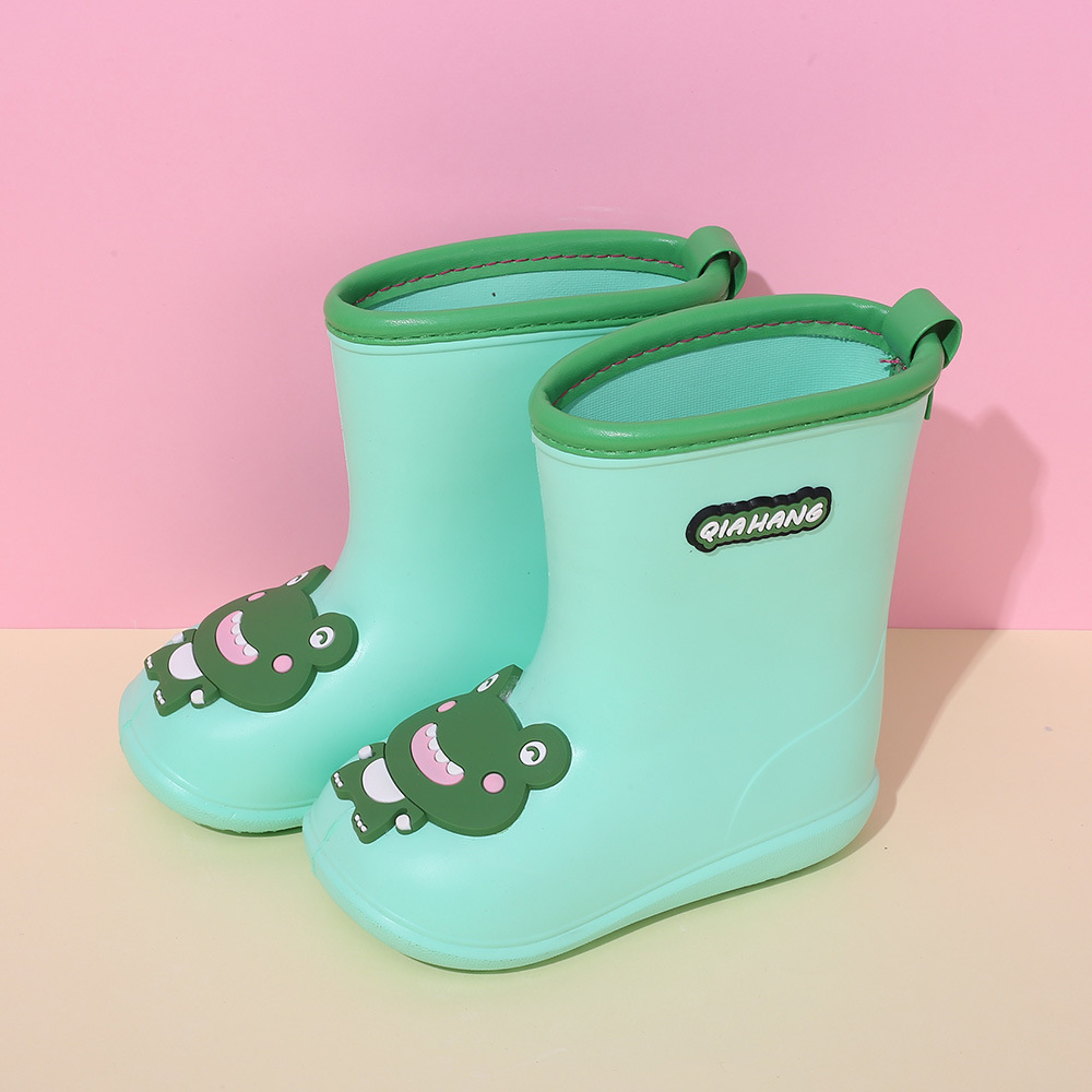 EVA Children&#039;s Rain Boots Boys Baby Rain Boots Lightweight Non-Slip 1-7 Girls Rubber Shoes Children Infant Waterproof Shoe Cover